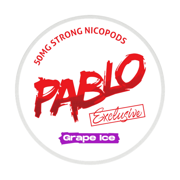 Νικοτίνης φακελάκια PABLO Exclusive Grape Ice