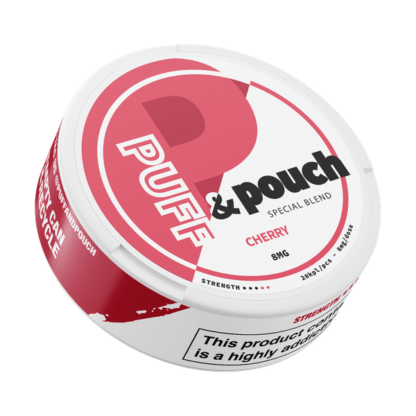 Νικοτίνης φακελάκια Puff and Pouch Cherry 8mg