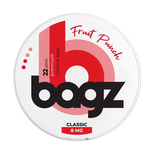 Νικοτίνης φακελάκια Bagz Fruit Punch 8mg