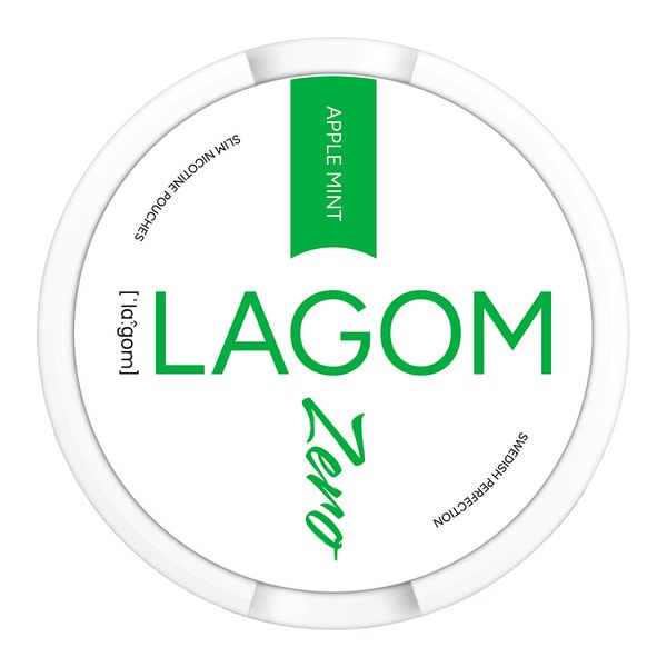 Νικοτίνης φακελάκια LAGOM Apple Mint Zero Nicotine Free