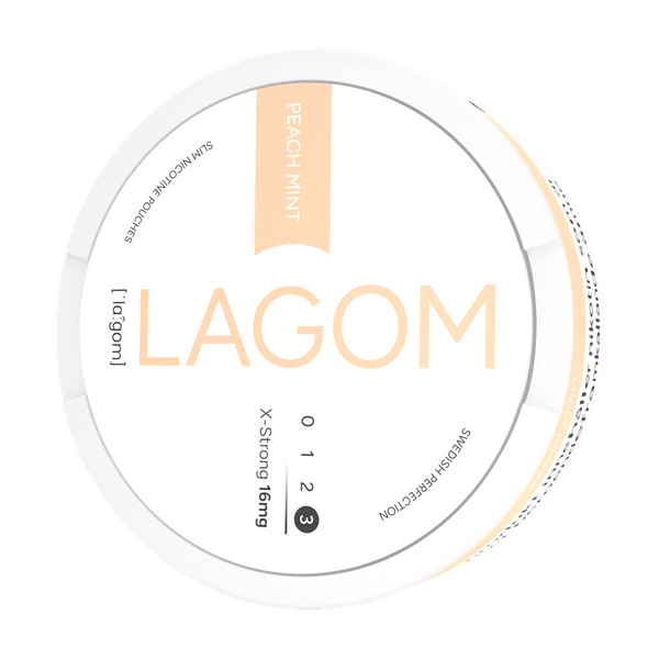 Νικοτίνης φακελάκια LAGOM Peach Mint 16mg