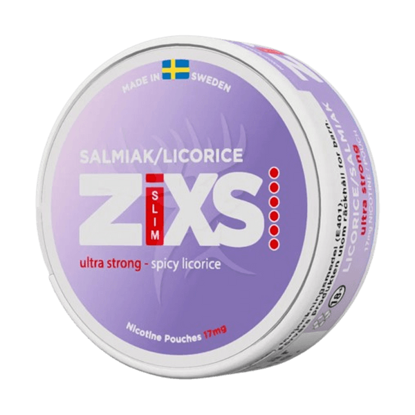 Νικοτίνης φακελάκια ZIXS Salmiak Ultra Strong