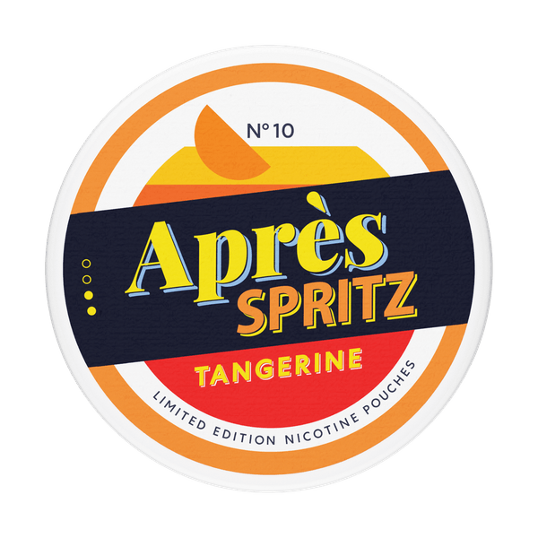 Après Tangerine Spritz nikotino maišeliai