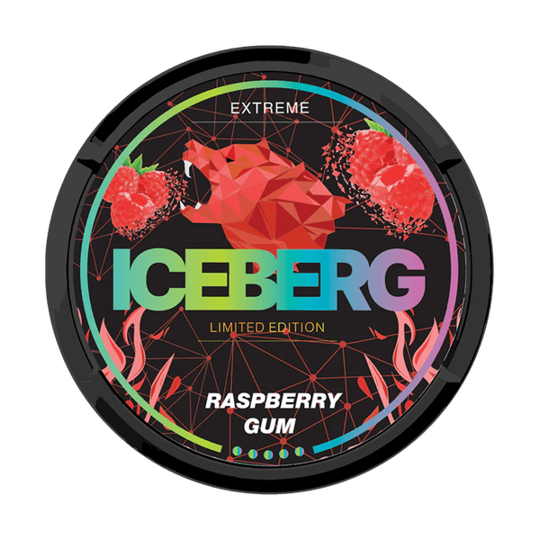 Νικοτίνης φακελάκια ICEBERG Raspberry Gum Extreme