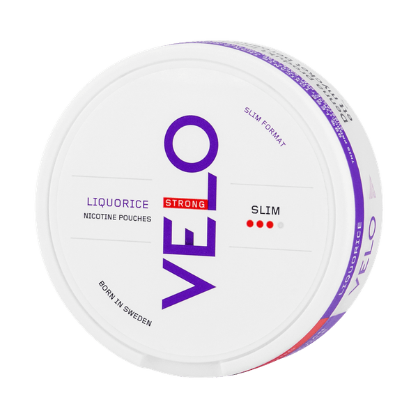 Νικοτίνης φακελάκια VELO Liquorice Strong Slim