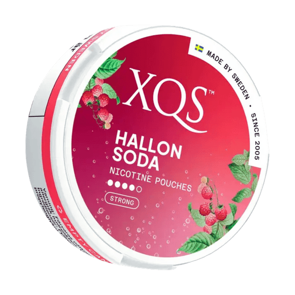 XQS XQS Hallonsoda Strong nikotino maišeliai