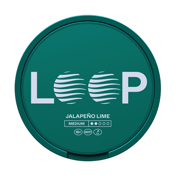 LOOP LOOP Jalapeno Lime Medium nikotino maišeliai