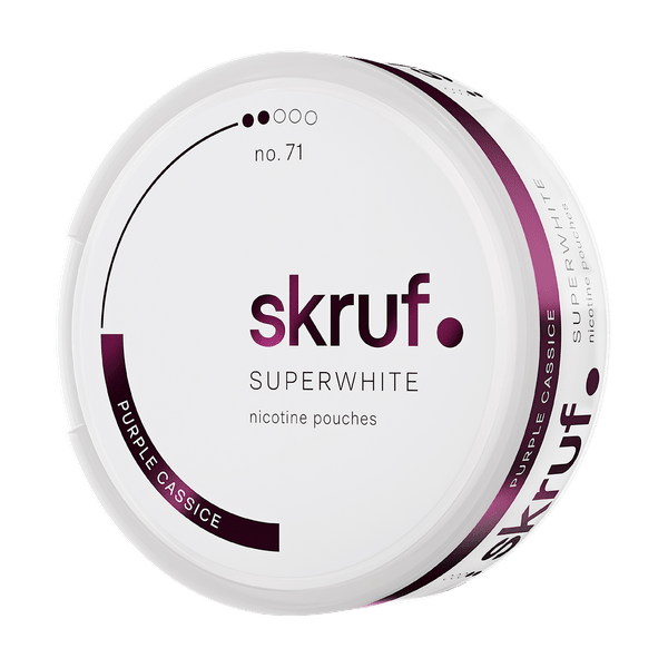 Νικοτίνης φακελάκια SKRUF Superwhite Purple Cassice No 71